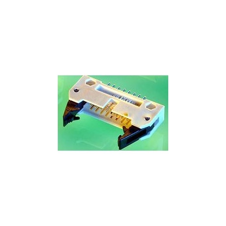 Molex Board Connector, 14 Contact(S), 2 Row(S), Male, Straight, 0.1 Inch Pitch, Solder Terminal, Eject 905711141